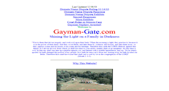 Desktop Screenshot of gayman-gate.com